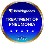 Healthgrades 5 Star Recipient - Treatment of Pneumonia